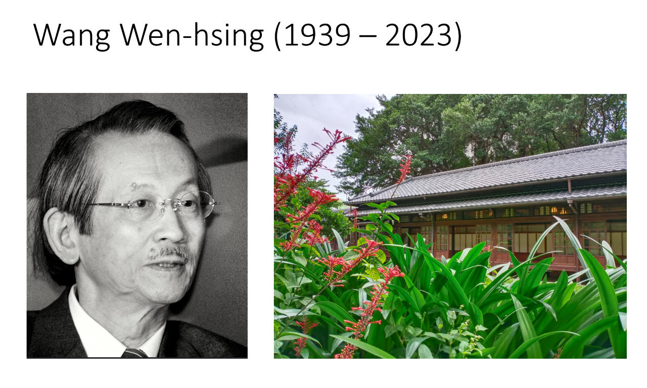 Schriftsteller Wang Wen-hsing