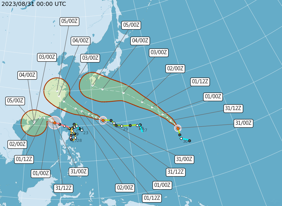 Klimawandelwissenschaftlerin Sophie Nuber über Taifun Haikui (5) Warum sind Taifune überlebenswichtig für Taiwan?