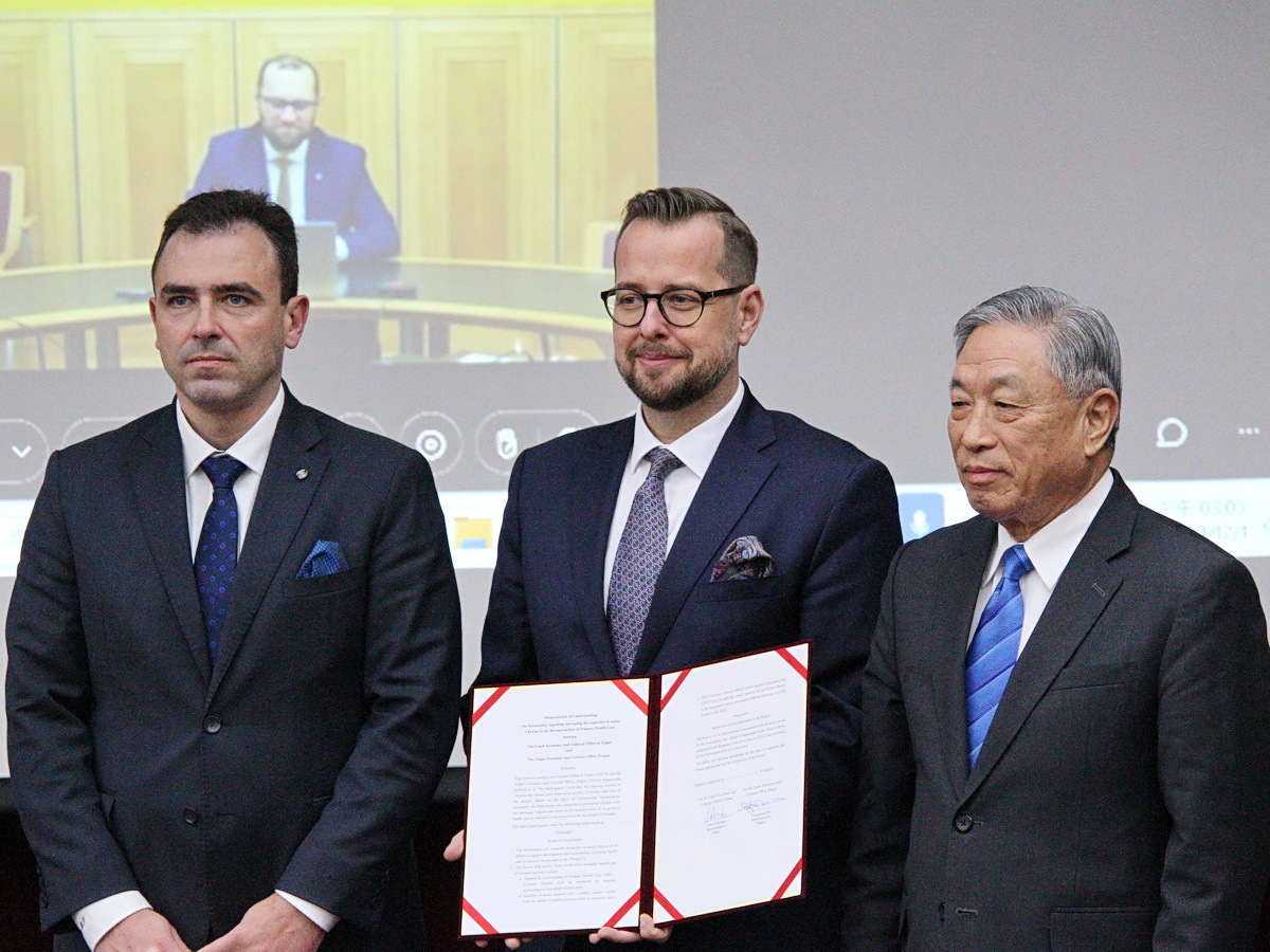 Taiwan und Tschechien vereinbaren gemeinsame Gesundheitshilfe für die Ukraine
