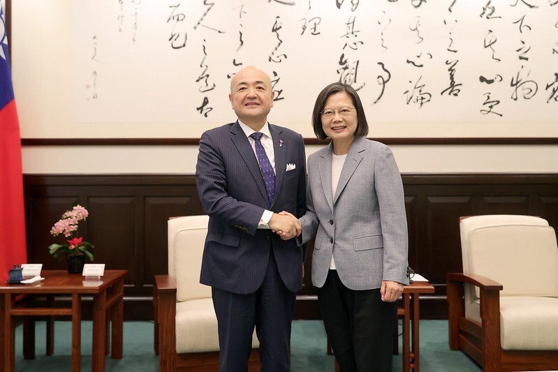 Präsidentin Tsai Ing-wen trifft neuen Repräsentanten Japans in Taiwan