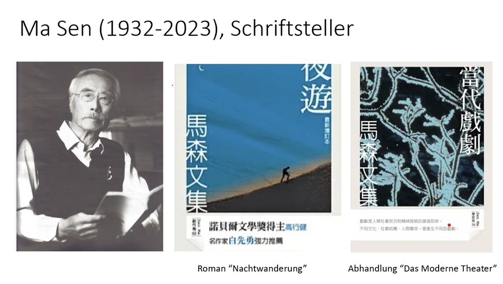Schriftseller Ma Sen