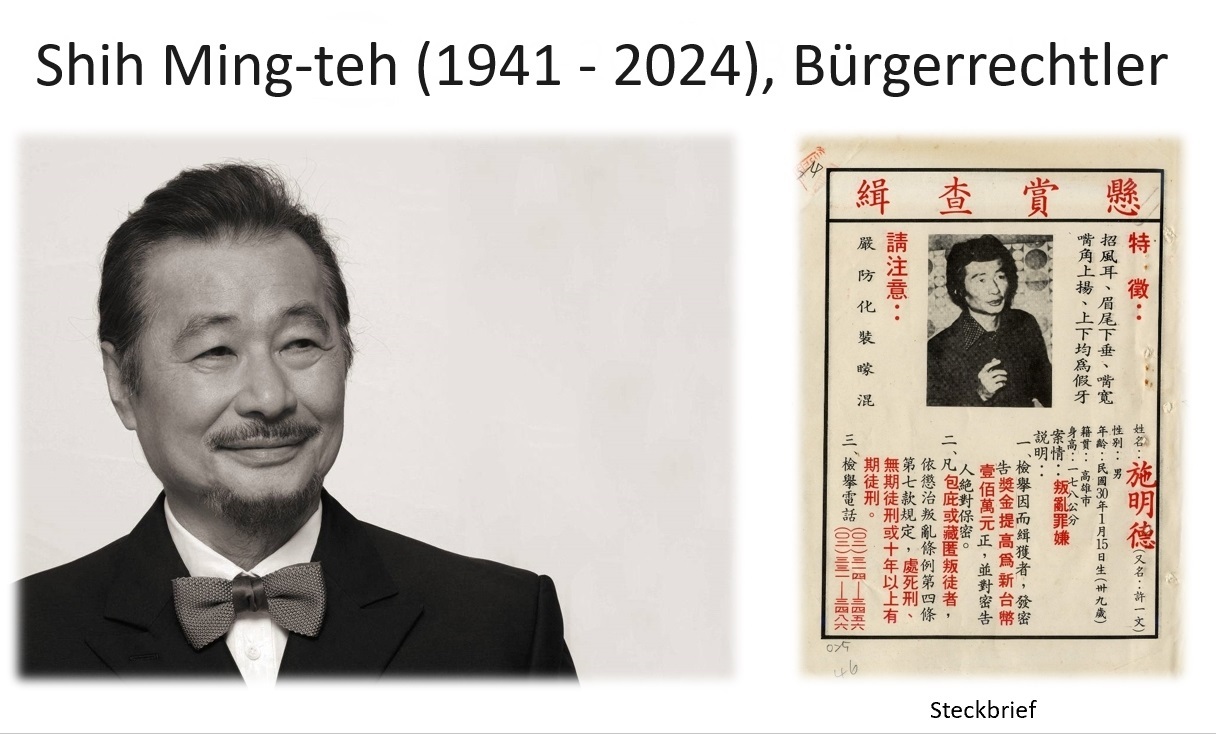 Bürgerrechtler Shih Ming-teh