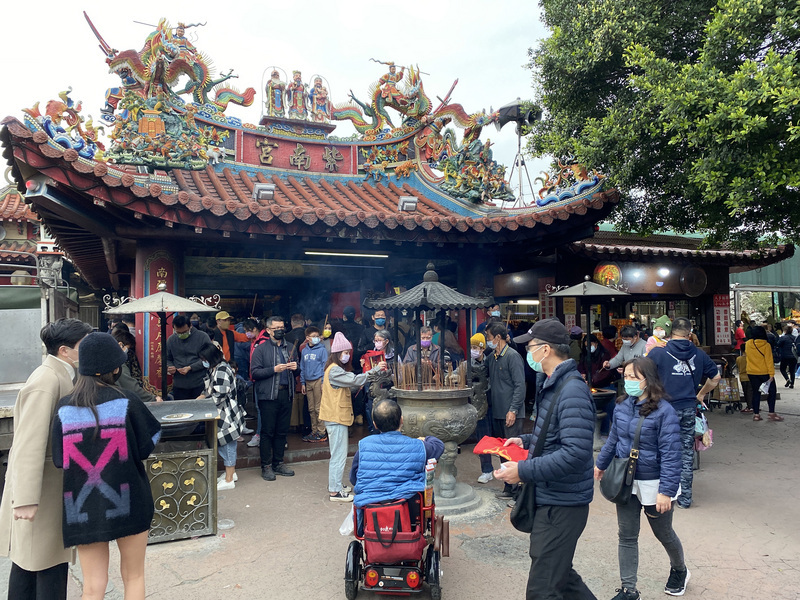 Tempel profitiert von der Verleihung von „Glücksgeld“ in Zentraltaiwan