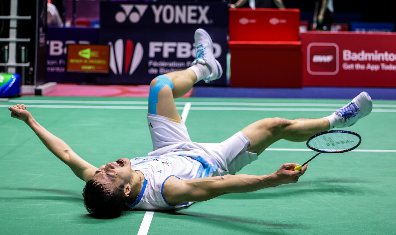 “Badmintonprinz” Wang Tzu-wei schlägt Weltrangersten auf French Open