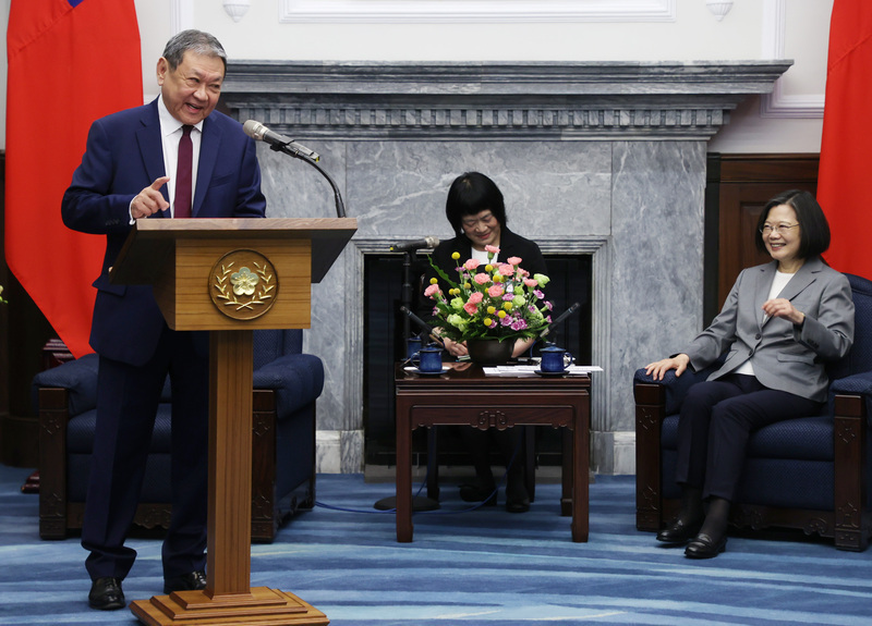 Präsidentin Tsai begrüßt Delegation der britischen Labour Party