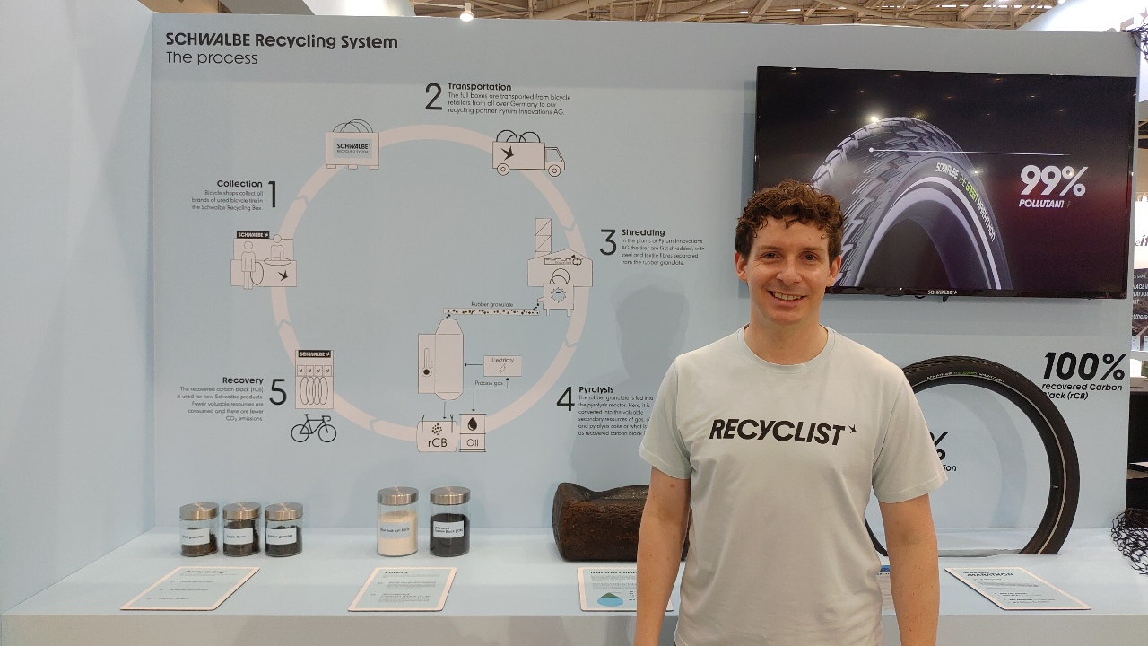 Taipei Cycle: Schwalbe stellt recycelte Reifen vor