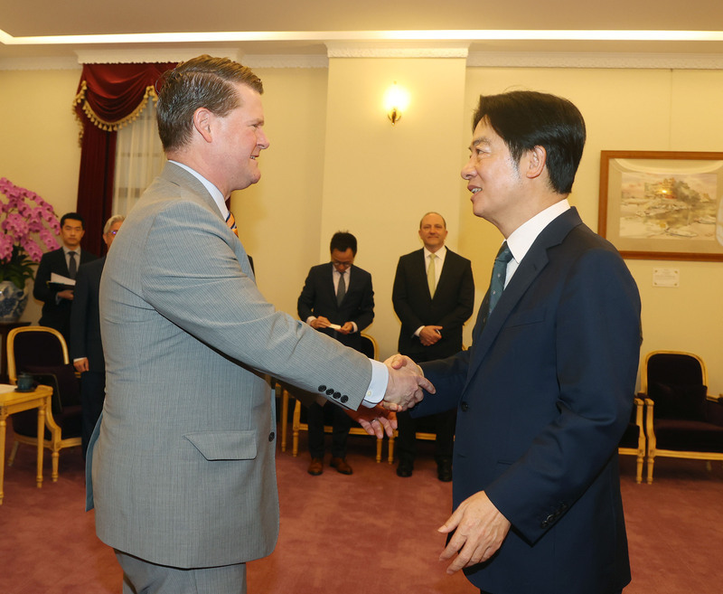 Vizepräsident Lai Ching-te bekräftigt Taiwans Entschlossenheit, Frieden und Stabilität in der Region zu bewahren