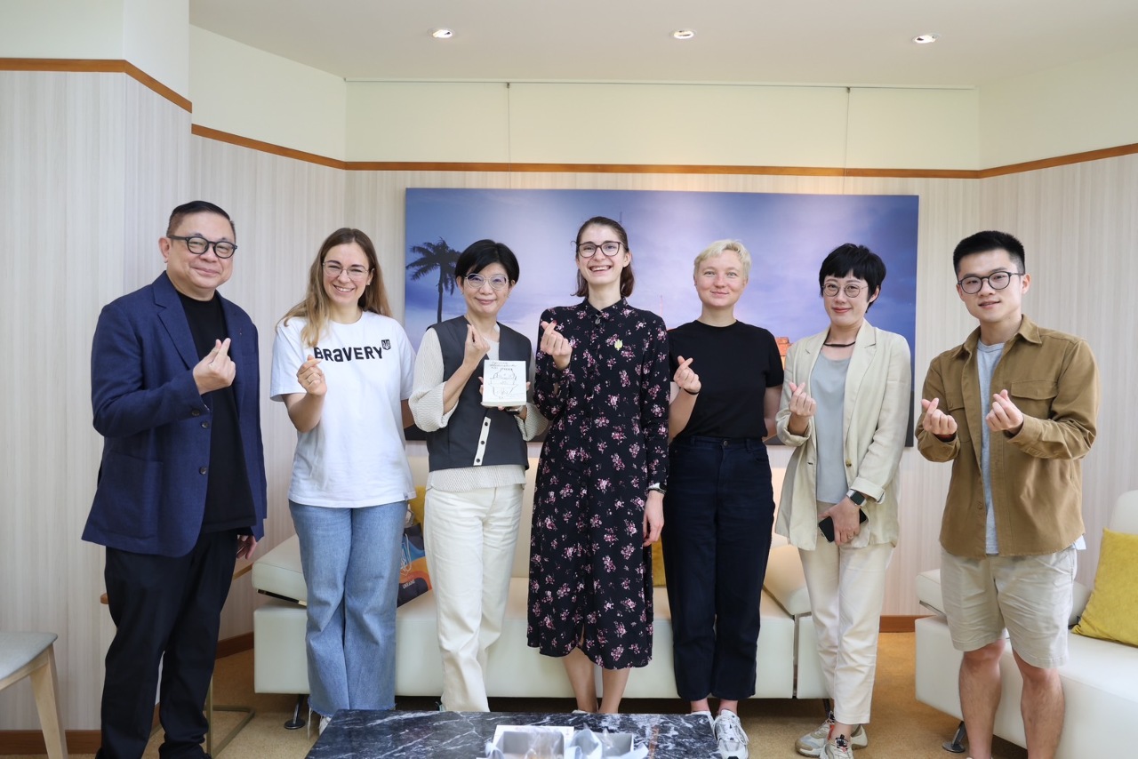 Delgation der Ukrainischen Liberaldemokratischen Liga besucht Radio Taiwan International