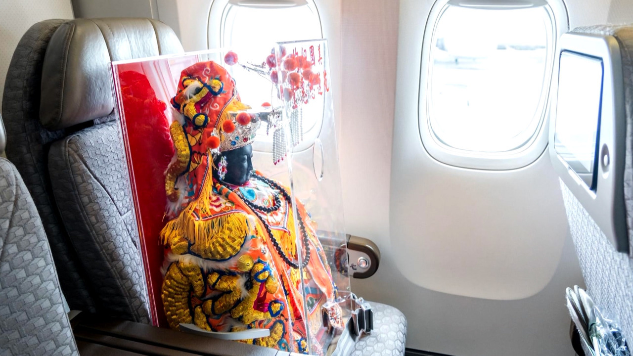 Mazu-Statue auf dem Weg in die USA
