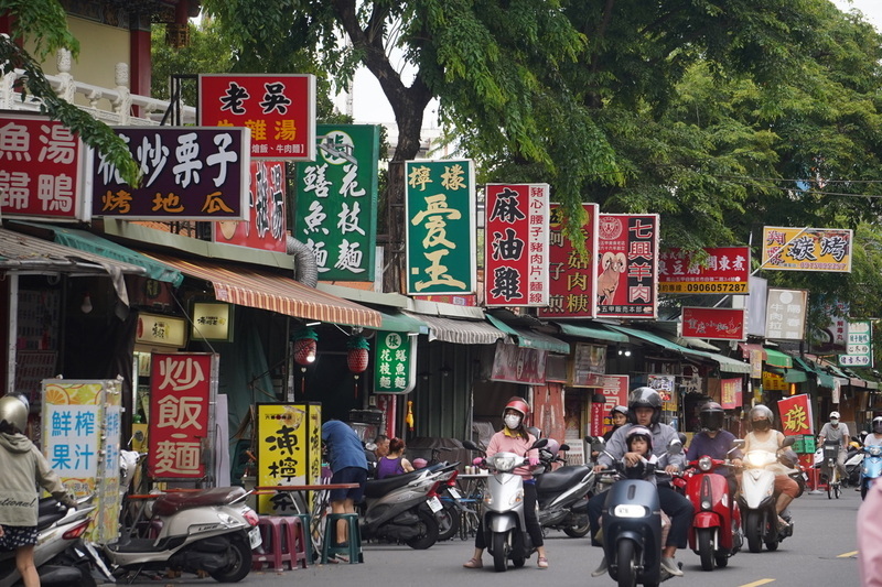 Straßenstände in Taiwan