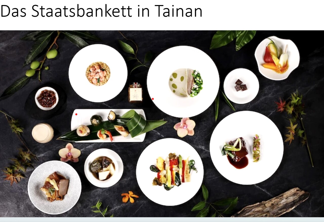 Staatsbankett in Tainan