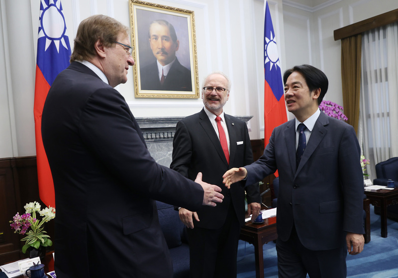 Präsident Lai empfängt Delegation des Atlantic Council