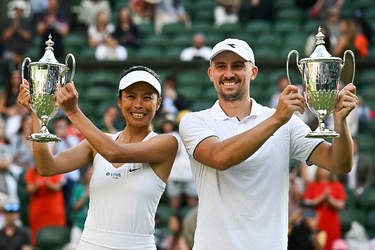 Wimbledon: Hsieh Su-wei und Jan Zielinski gewinnen im gemischten Doppel
