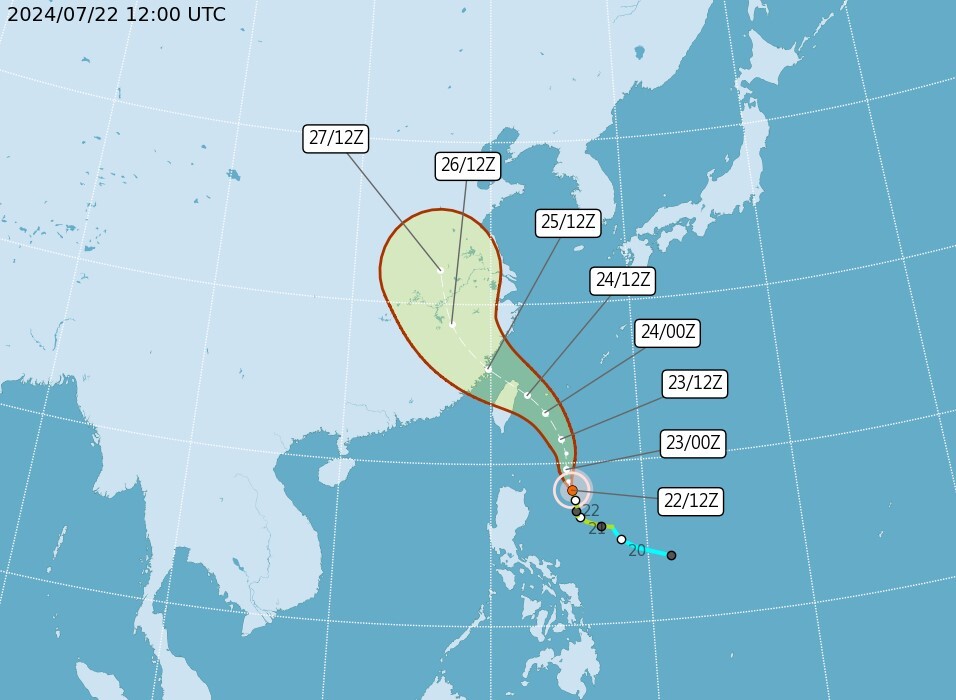 Taifun Gaemi zieht Richtung Nordtaiwan