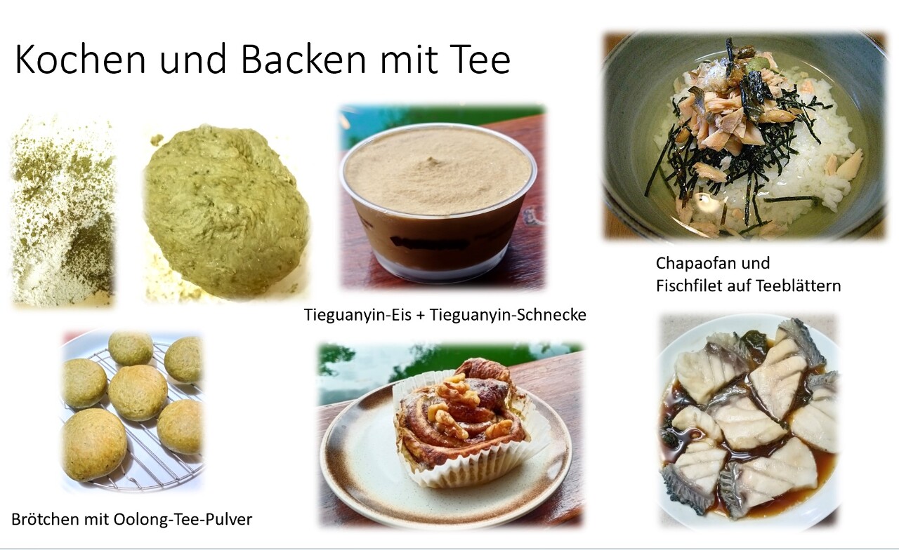 Kochen und backen mit Tee