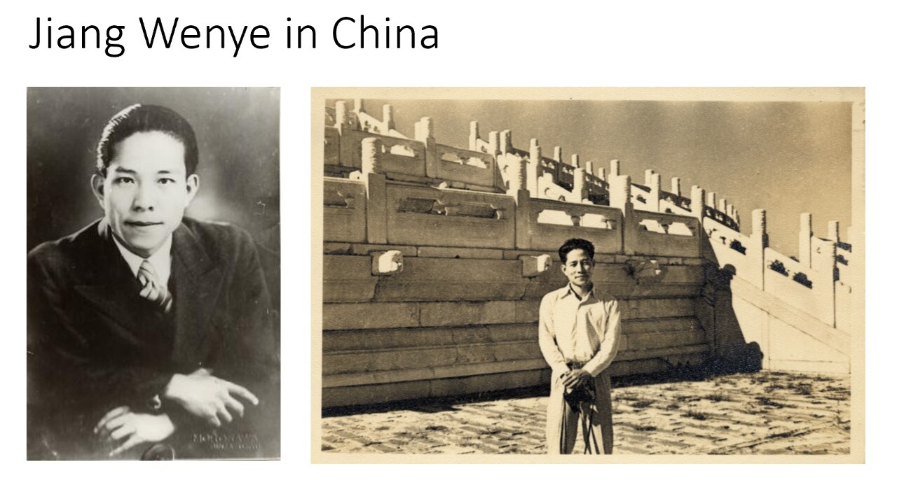 Chiang Wen-yeh in China