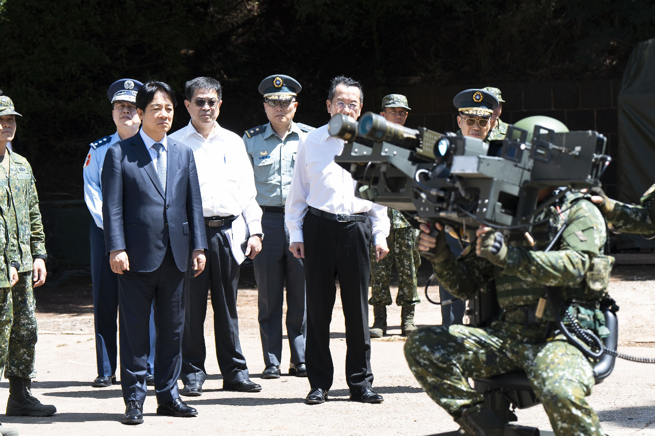 Präsident Lai besucht Penghu-Truppen im Vorfeld des Mondfestes