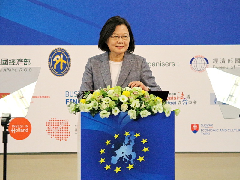 Tsai Ing-wen besucht EU-Parlament