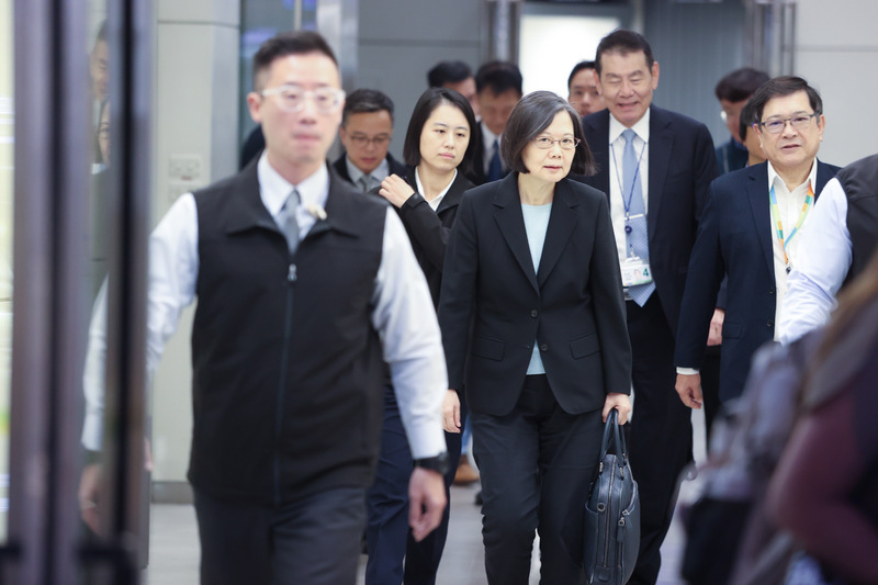 Frühere Präsidentin Tsai Ing-wen kehrt von Europareise zurück
