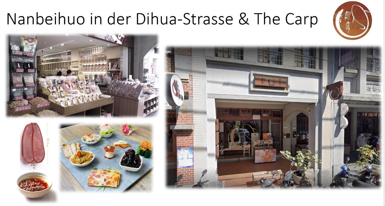 Interessante Restaurants und Cafes in Dadaocheng (The Carp)