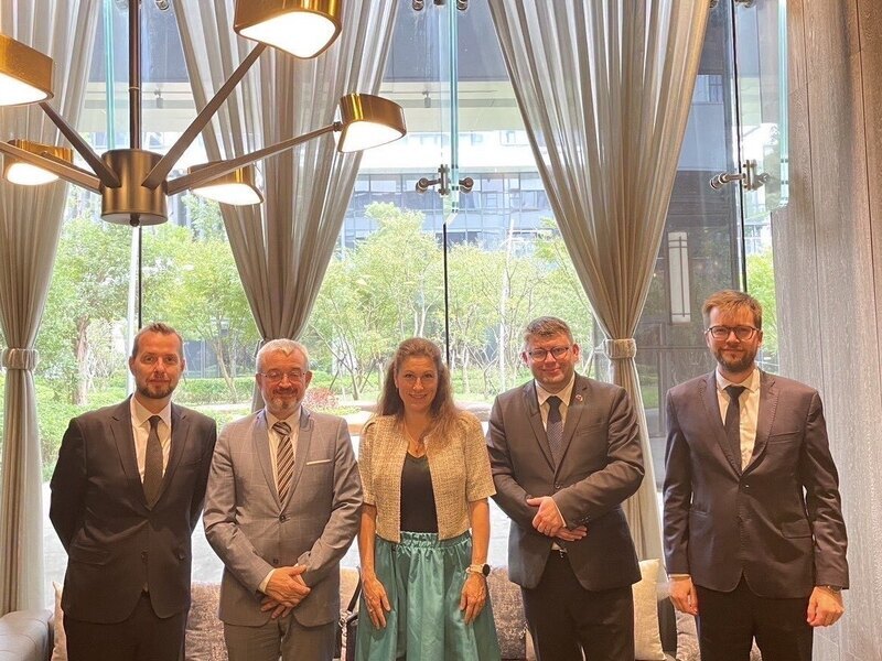 Parlamentarierdelegation aus Tschechien in Taiwan eingetroffen