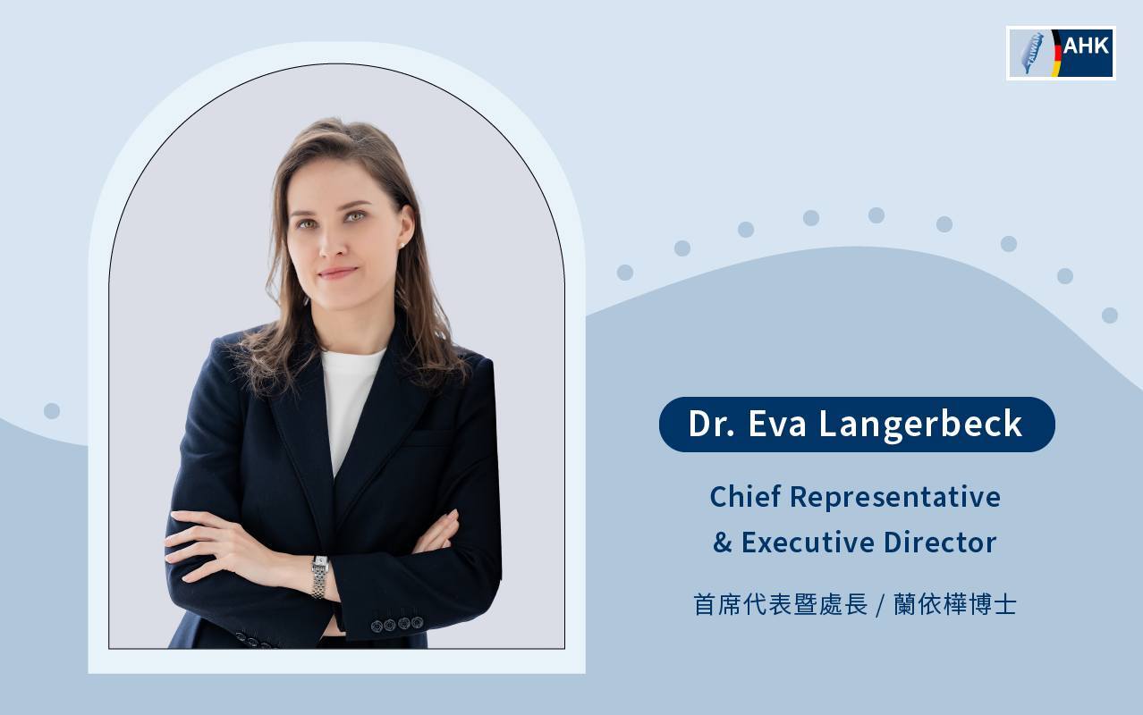 Dr. Eva Langerbeck, neue Chefin des Deutschen Wirtschaftsbüros Taipei