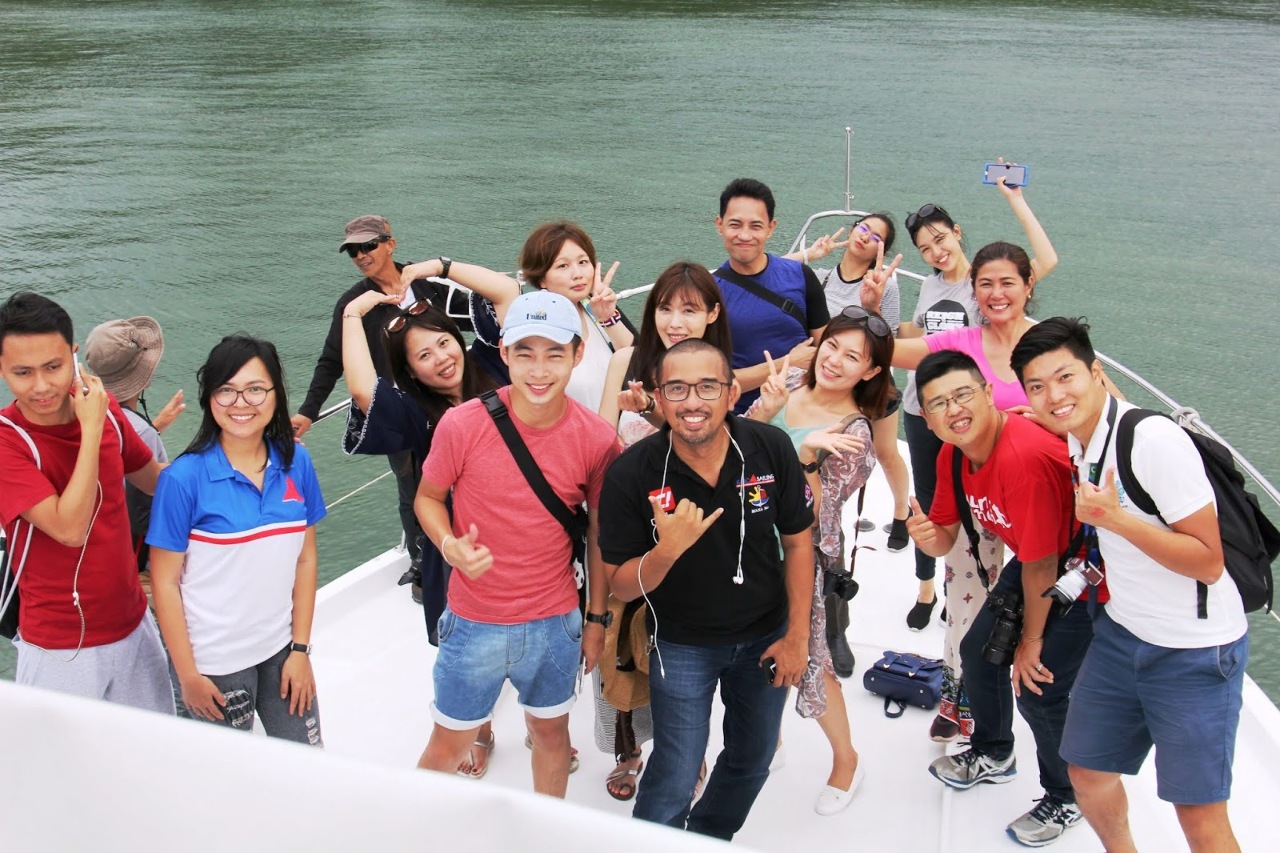 Reisen mit einer taiwanischen Reisegruppe