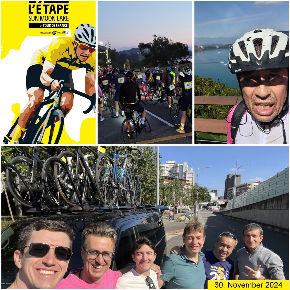 Mit Tour-de France Siegern 104 km um den Sonne-Mond-See