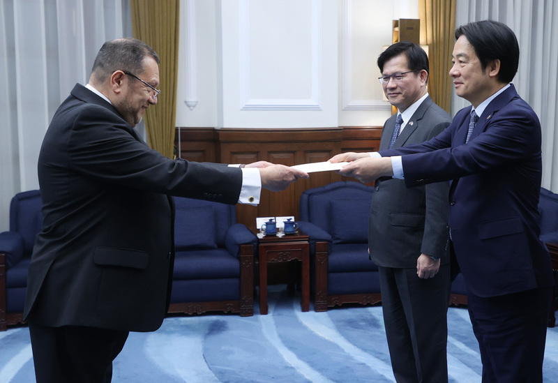 Präsident Lai empfängt den neuen Botschafter von Guatemala in Taiwan