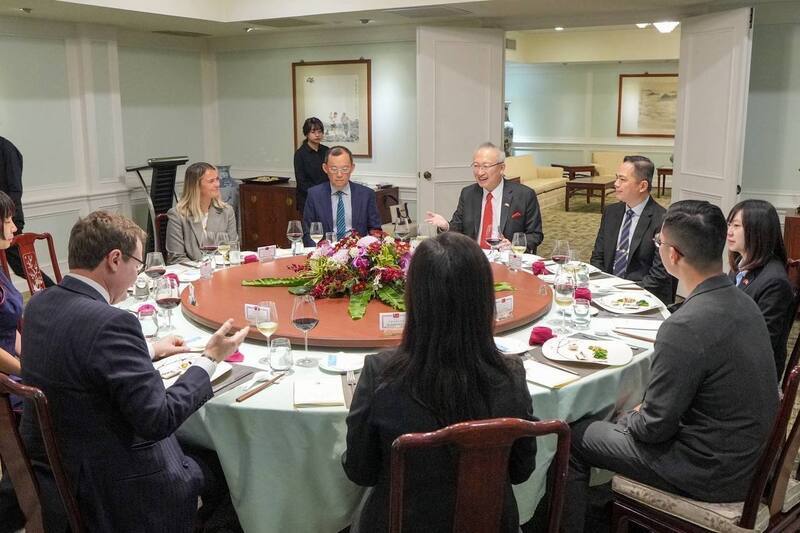 Ehemaliger britischer Innenminister Tugendhat zu Besuch in Taiwan 