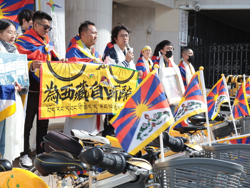 Fahrradaktion für Tibet: Taiwan zeigt Solidarität