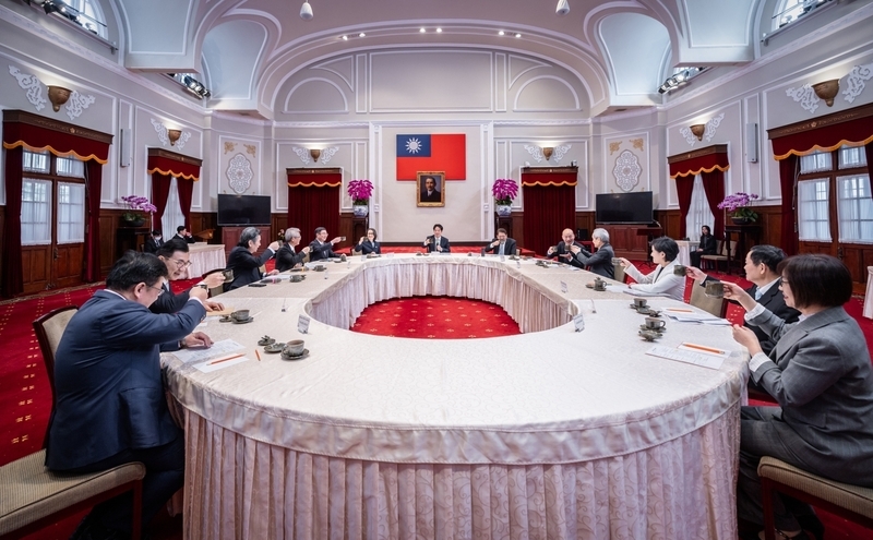 Präsident Lai Ching-te lädt Chefs der fünf Staatsorgane zu gemeinsamem Gespräch ins Präsidialamt