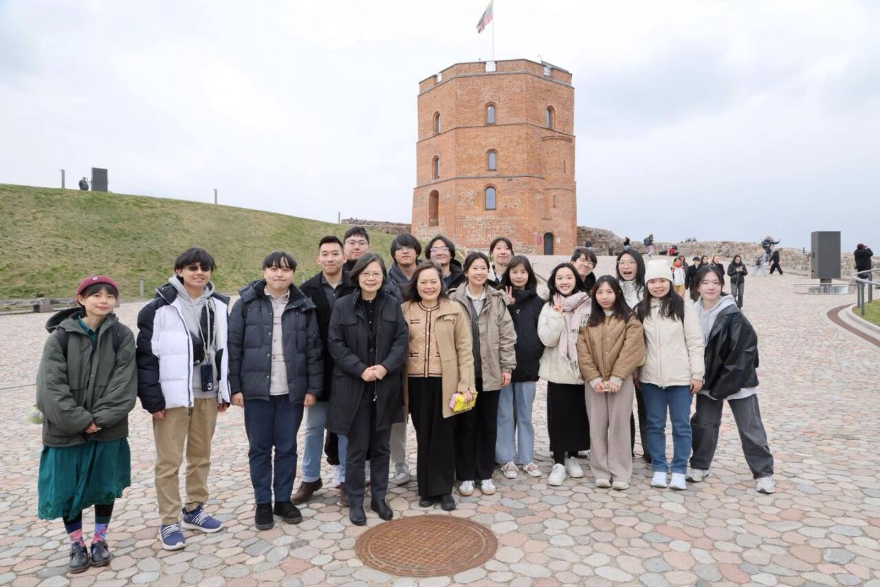 Taiwans Ex-Präsidentin Tsai Ing-wen in Litauen
