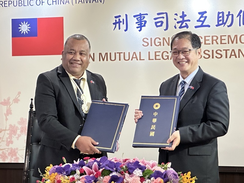 Taiwan und die Marshallinseln unterzeichnen Rechtshilfeabkommen zur Bekämpfung grenzüberschreitender Kriminalität
