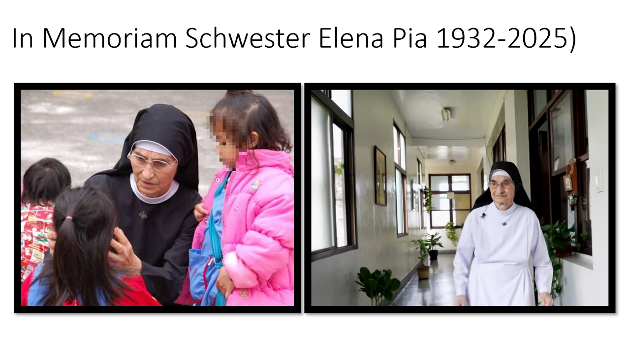 In Memoriam Schwester Elena Pia